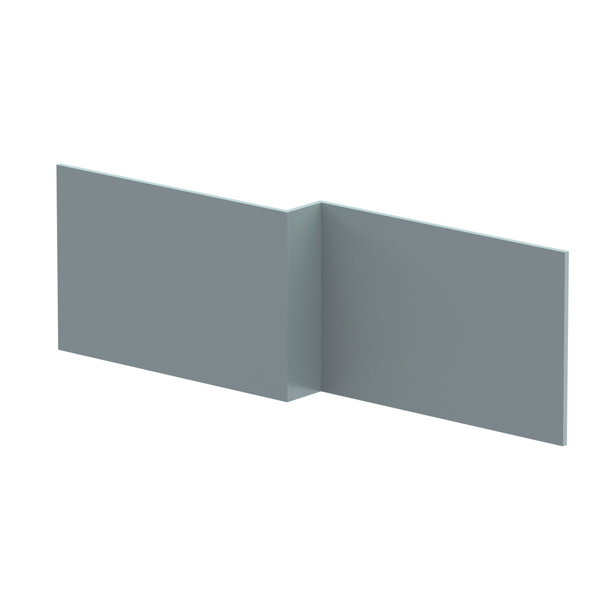 Hudson Reed 1700mm L-Shape Square MFC Matt Shower Bath Front Panel