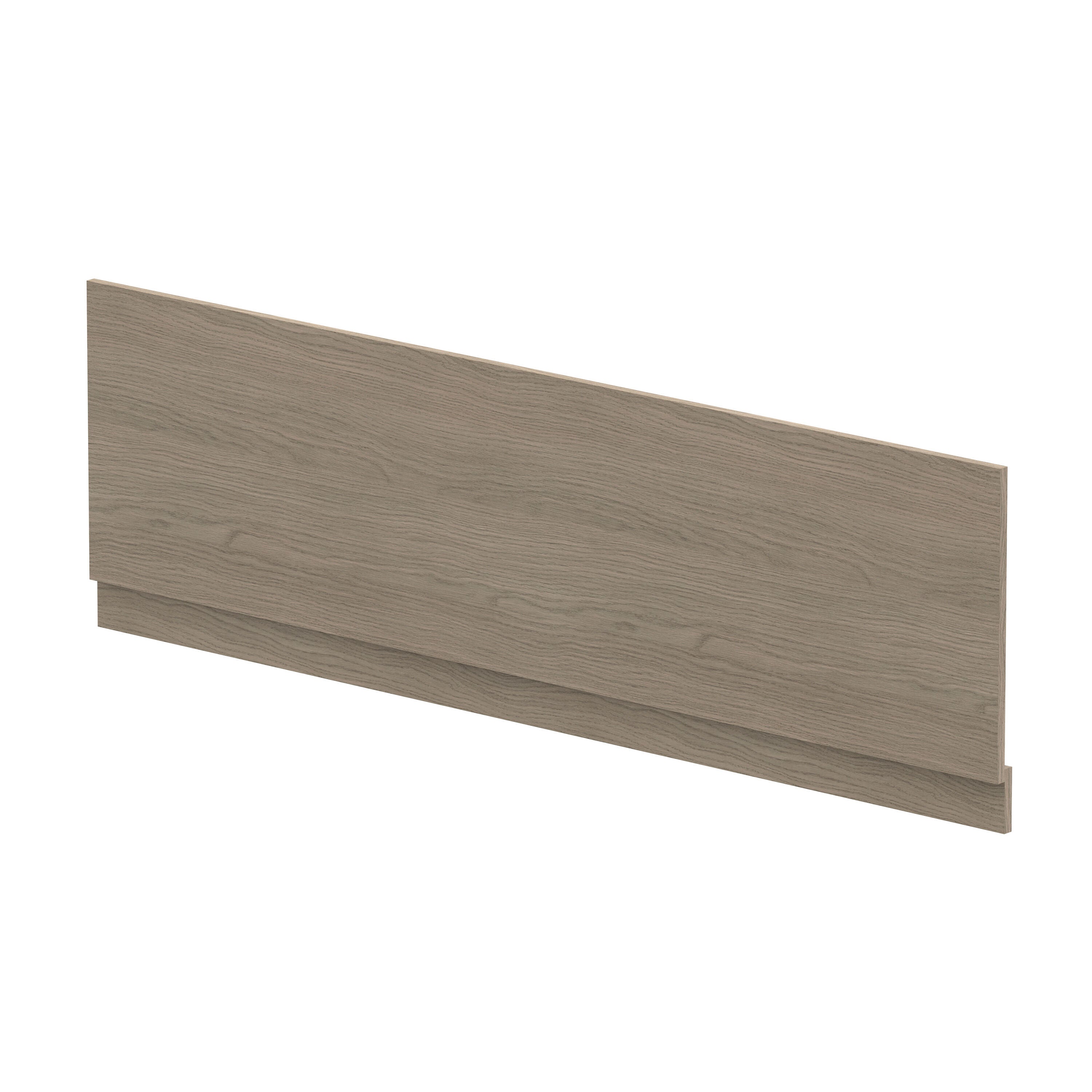 1800mm Solace Oak MFC Woodgrain Front Bath Panel With Plinth