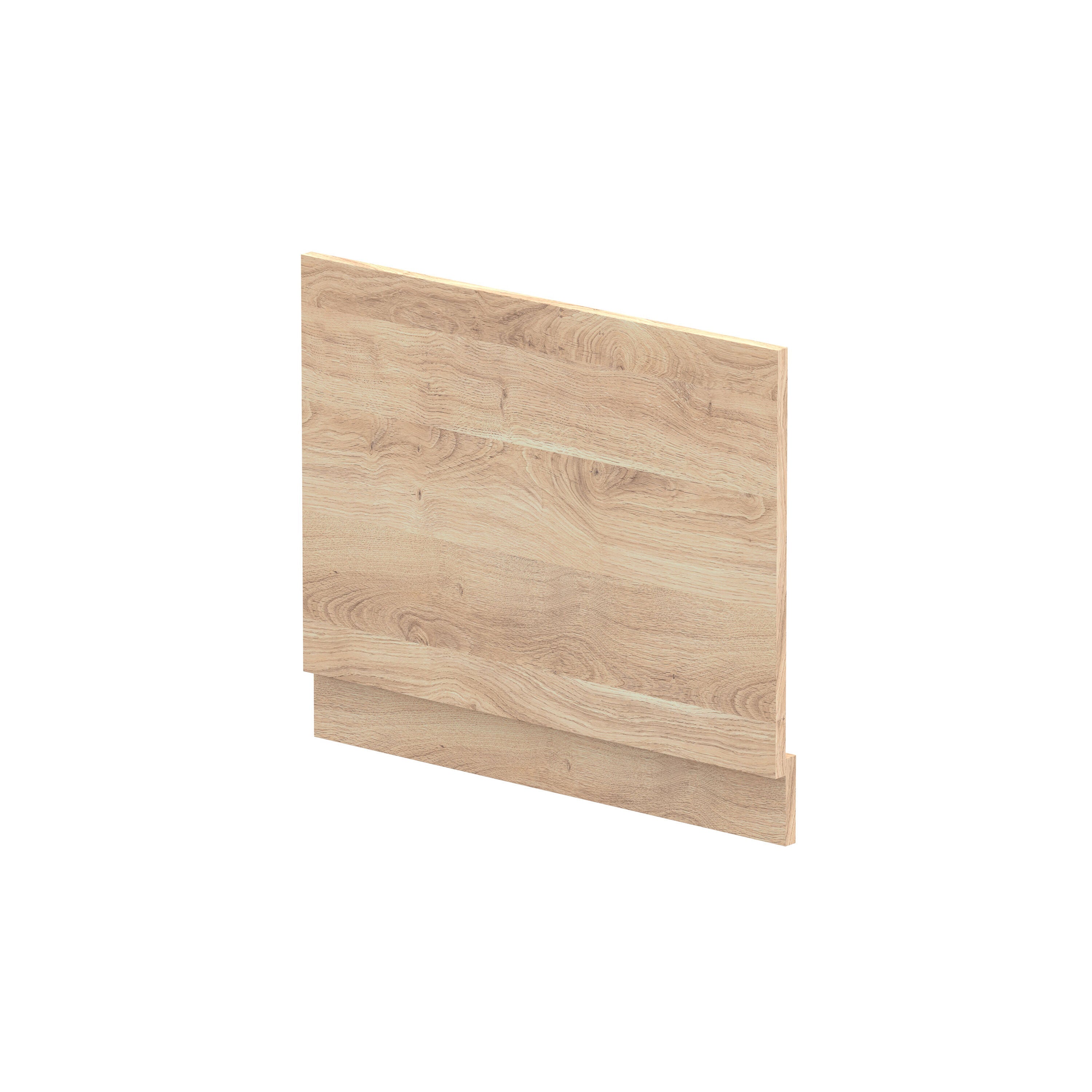 700mm Bleached Oak MFC Woodgrain End Bath Panel