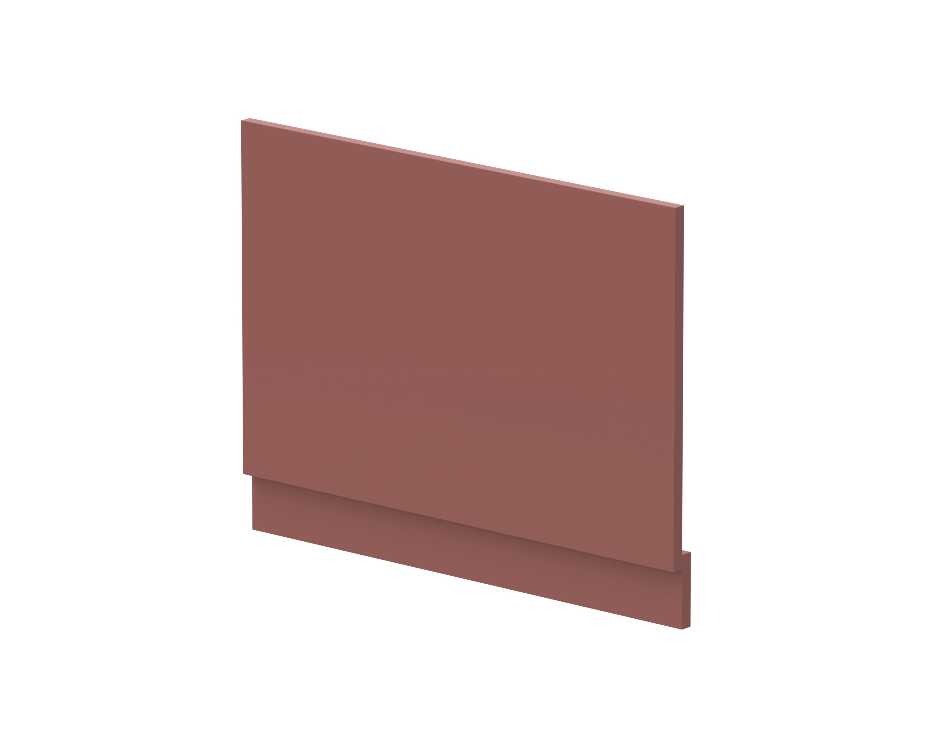 nuie Havana 750mm Smoked Red MFC Smooth Matt End Bath Panel