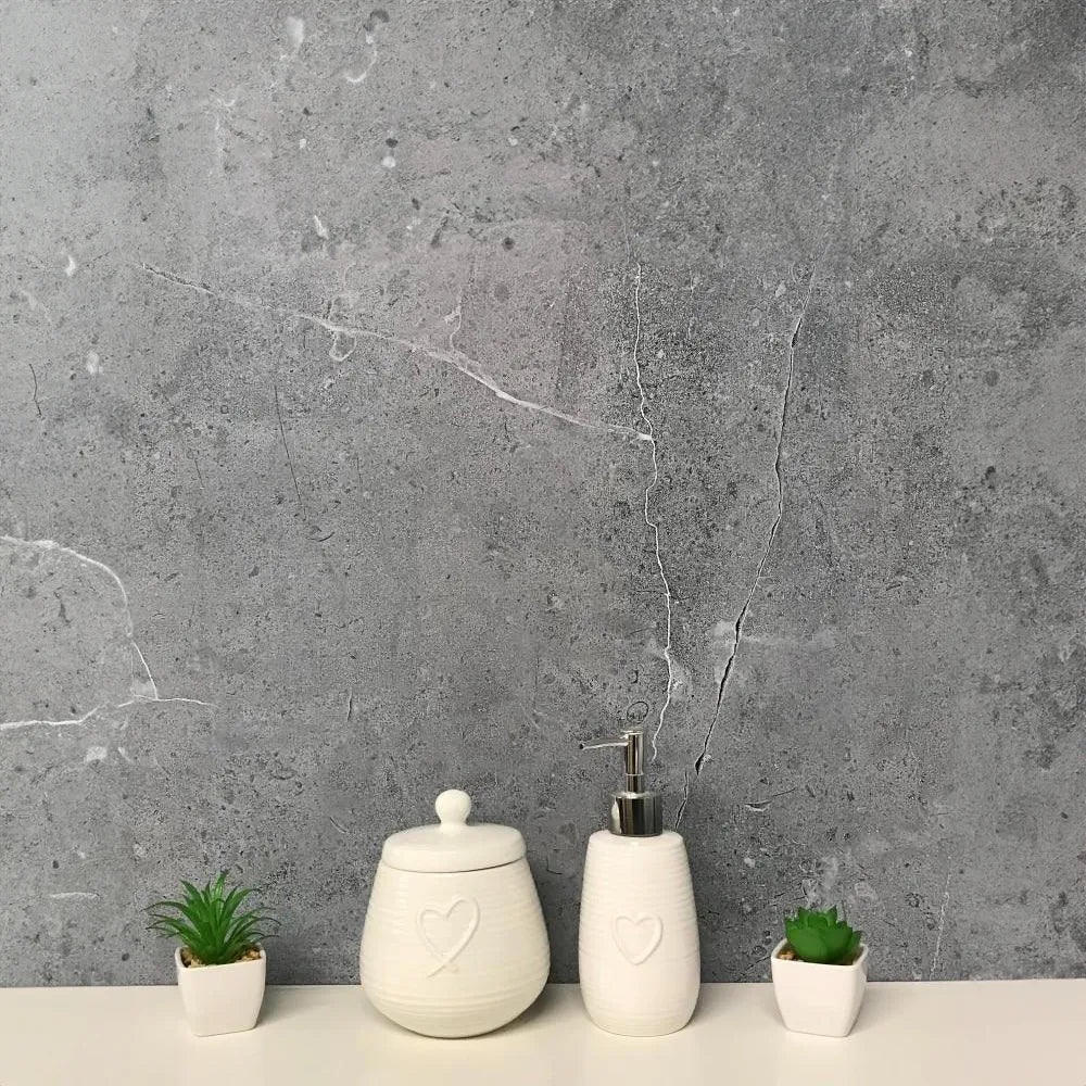 Modura Milano Grey Matt PVC Bathroom Panel 1000 x 2400 x 10mm