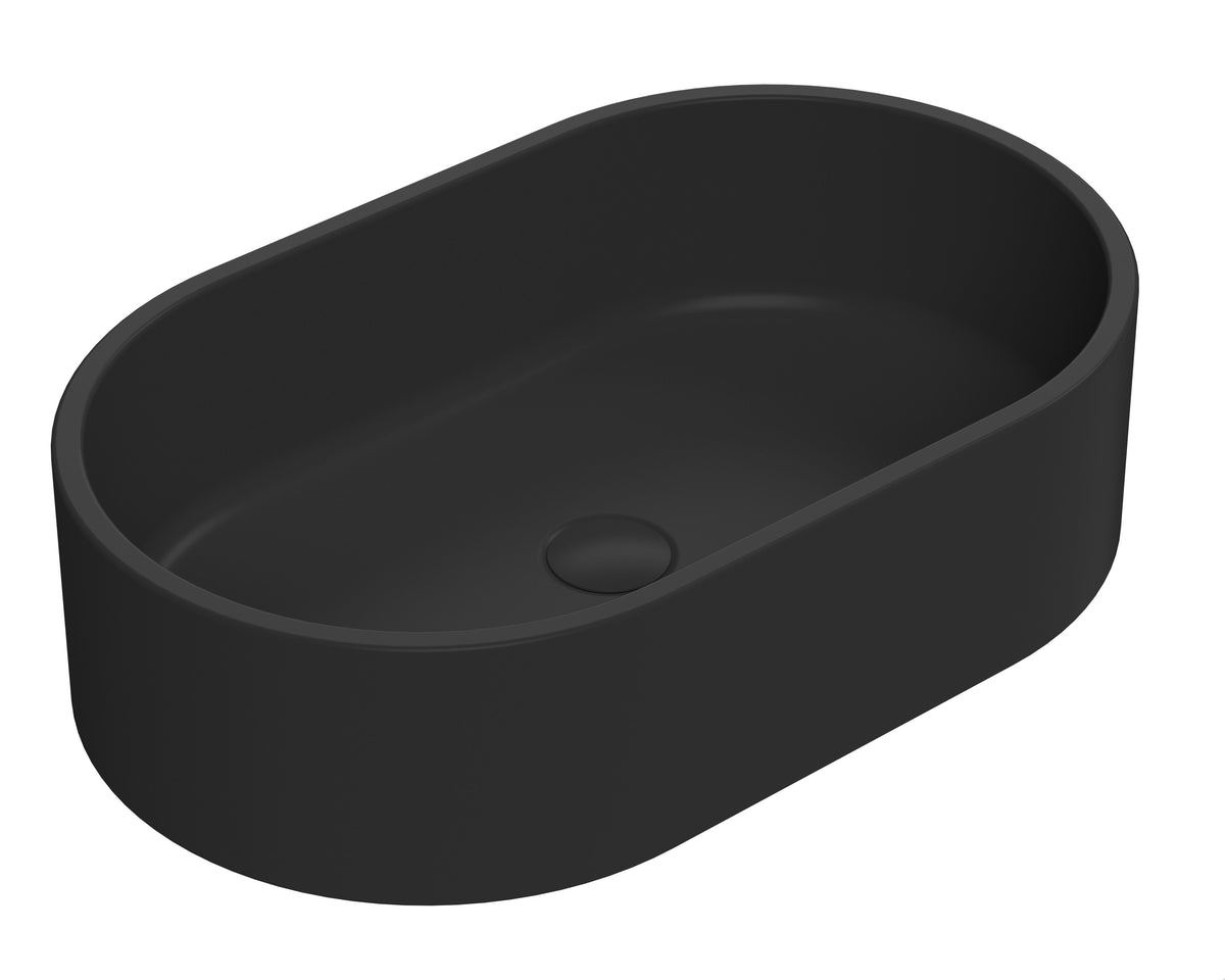 Hudson Reed 565mm Ceramic Oval Vessel Basin