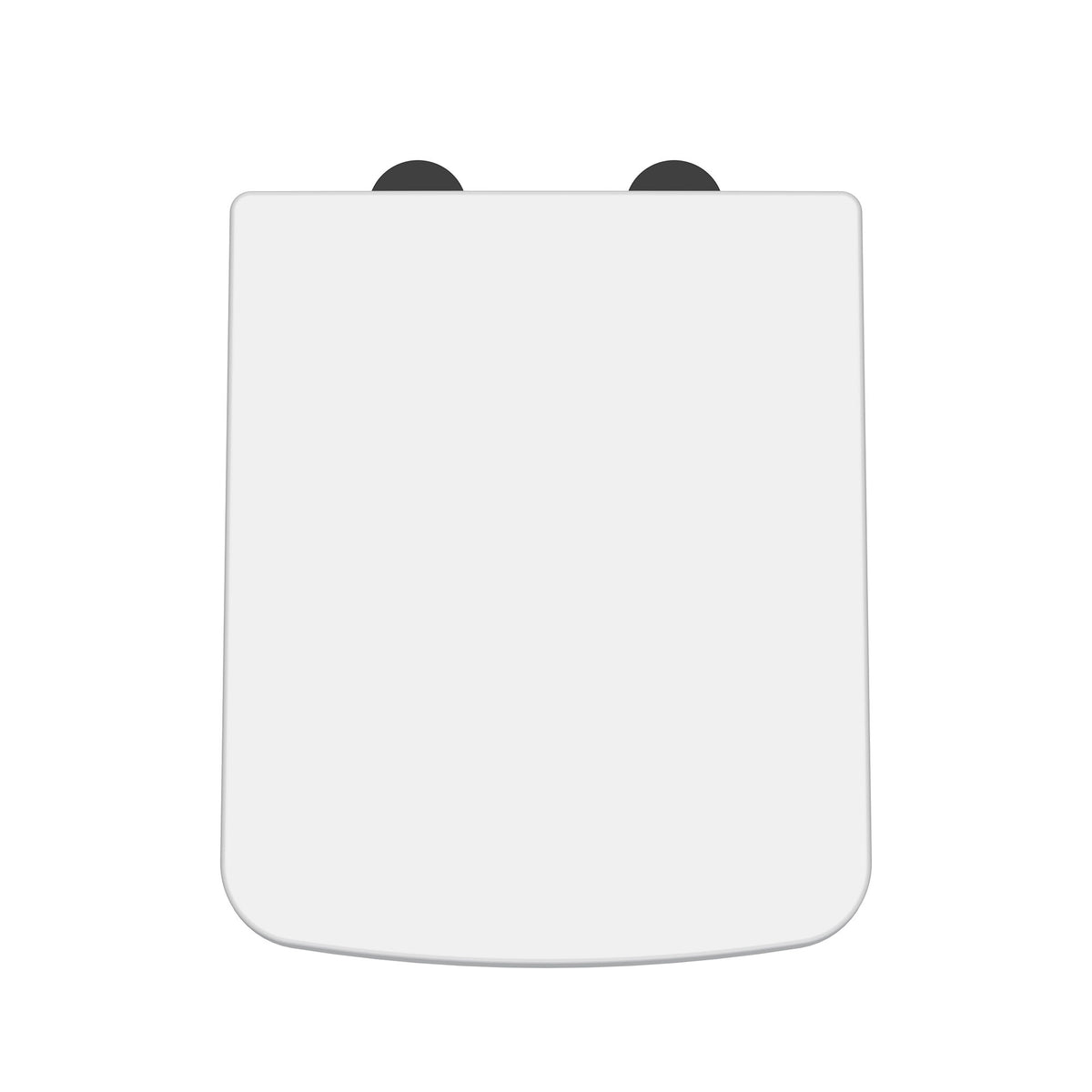 Hudson Reed Square Soft Close Toilet Seat With Top Fix Hinge