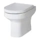 L-Shaped Shower Bath Suite with Arno 1100mm Combination Vanity Unit & Harmony Back to Wall Toilet