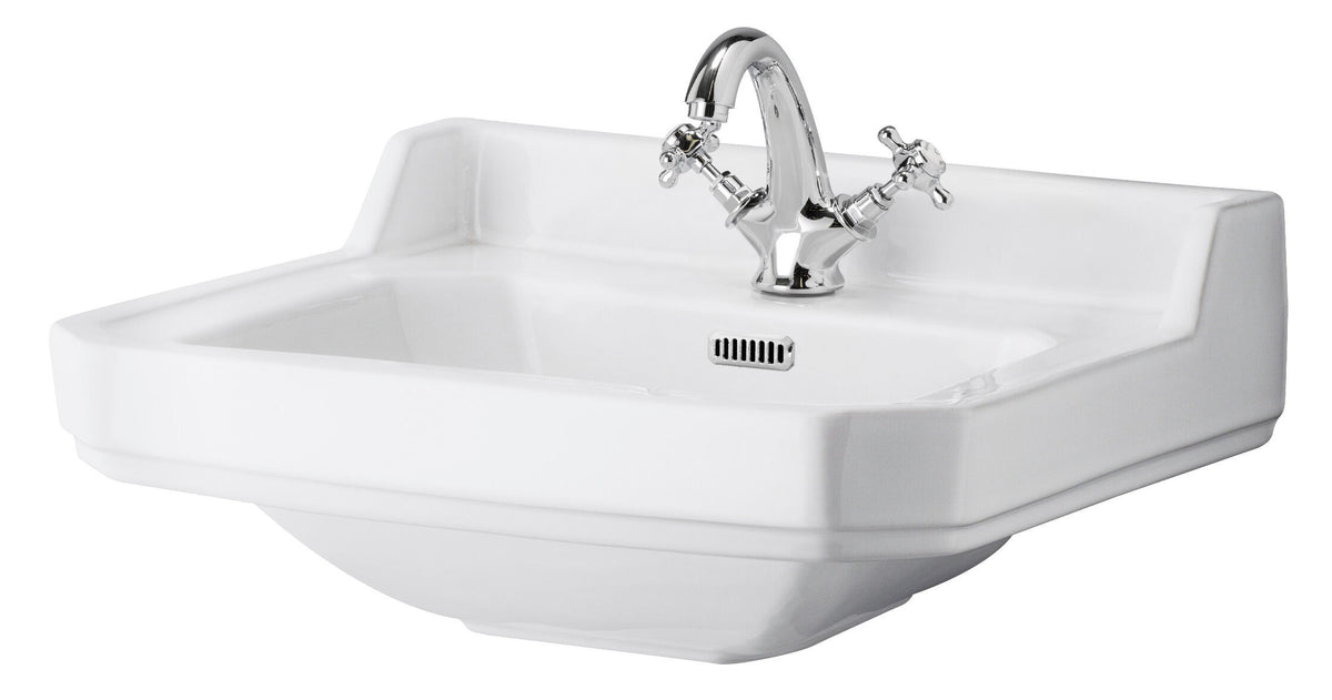 Old London Richmond 1 Tap Hole 560mm Ceramic Basin