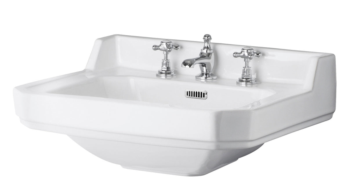 Old London Richmond 3 Tap Hole 560mm Ceramic Basin