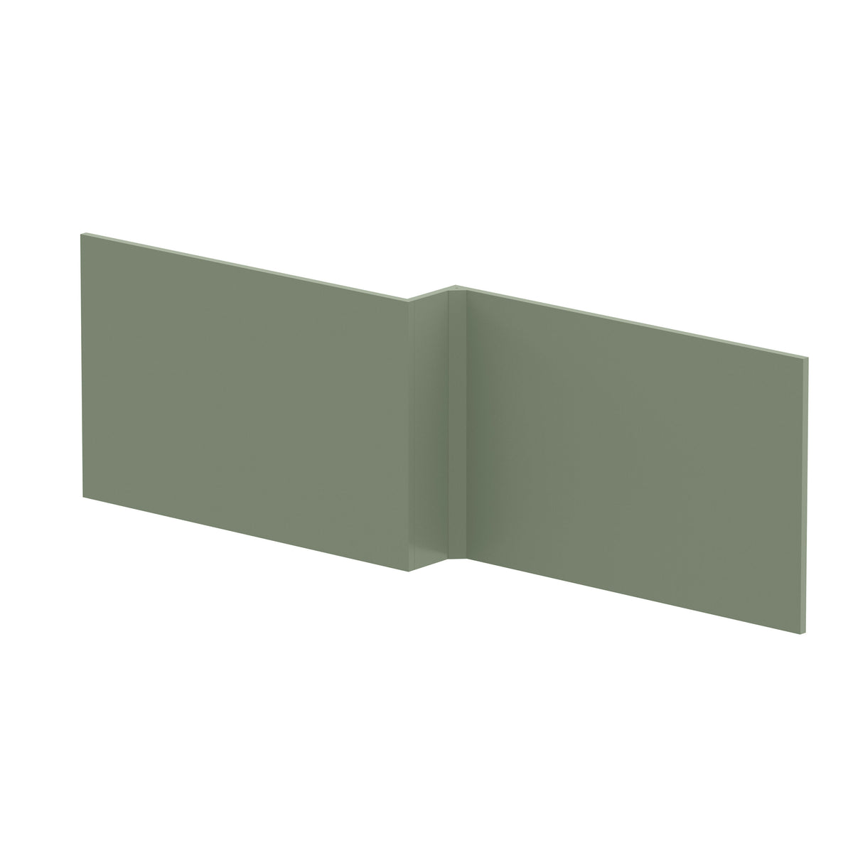 Hudson Reed 1700mm L-Shape Square MDF Matt Shower Bath Front Panel