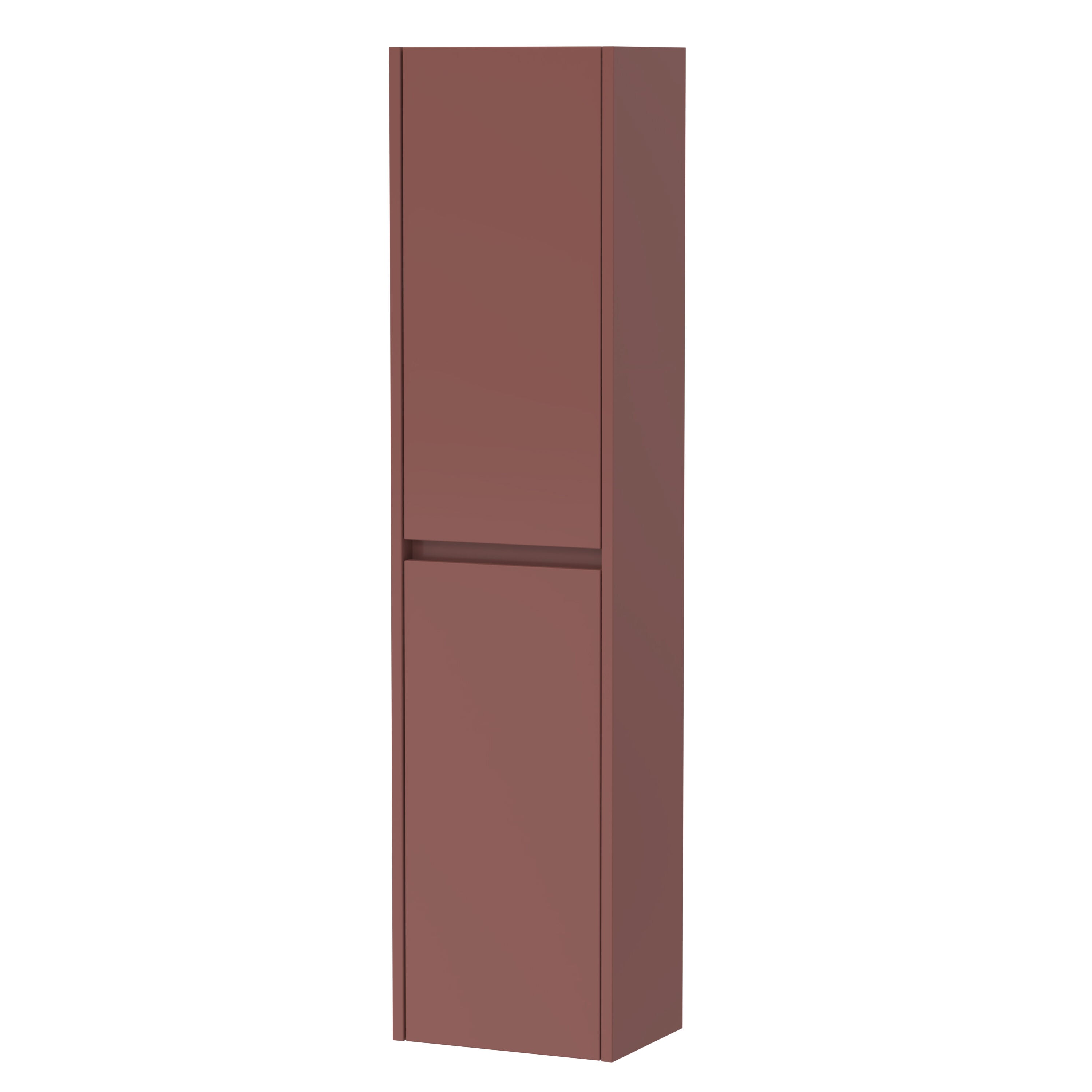 nuie Havana 350mm Smoked Red Wall Hung Tall Cabinet