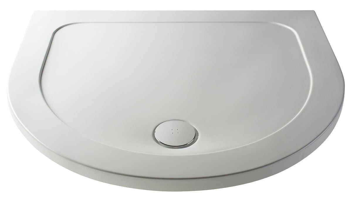 Hudson Reed 1050mm Slimline D shape Shower Tray