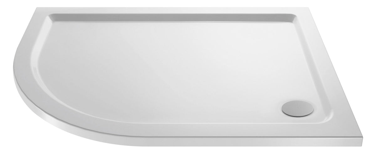 Hudson Reed 900 x 760mm Slimline Left Hand Offset Quadrant Shower Tray