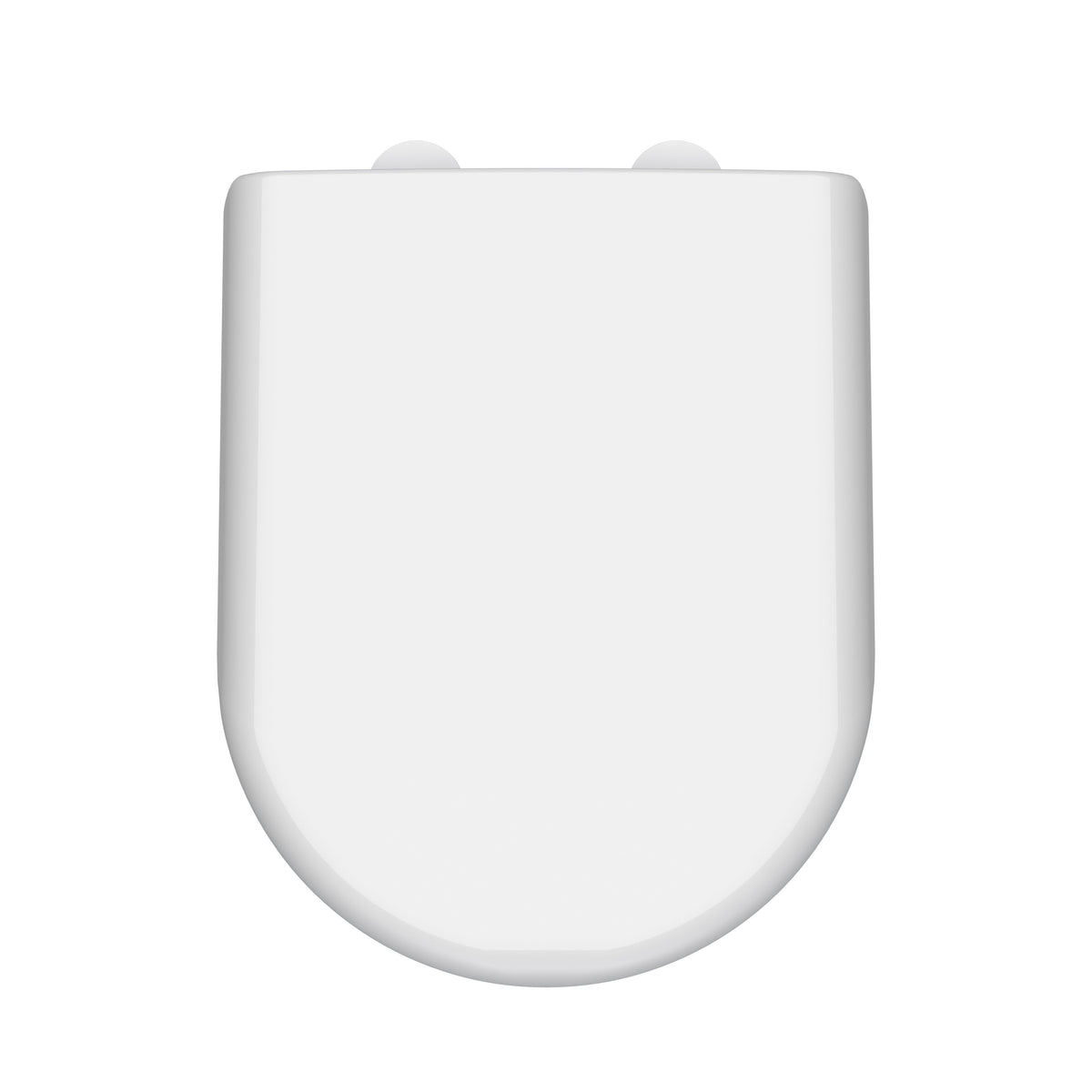 Hudson Reed D-Shaped Soft Close Toilet Seat With Top Fix Hinge