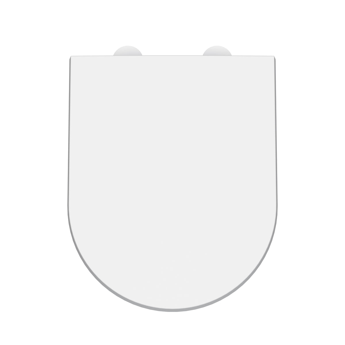 Hudson Reed D-Shaped Soft Close Toilet Seat With Top Fix Hinge