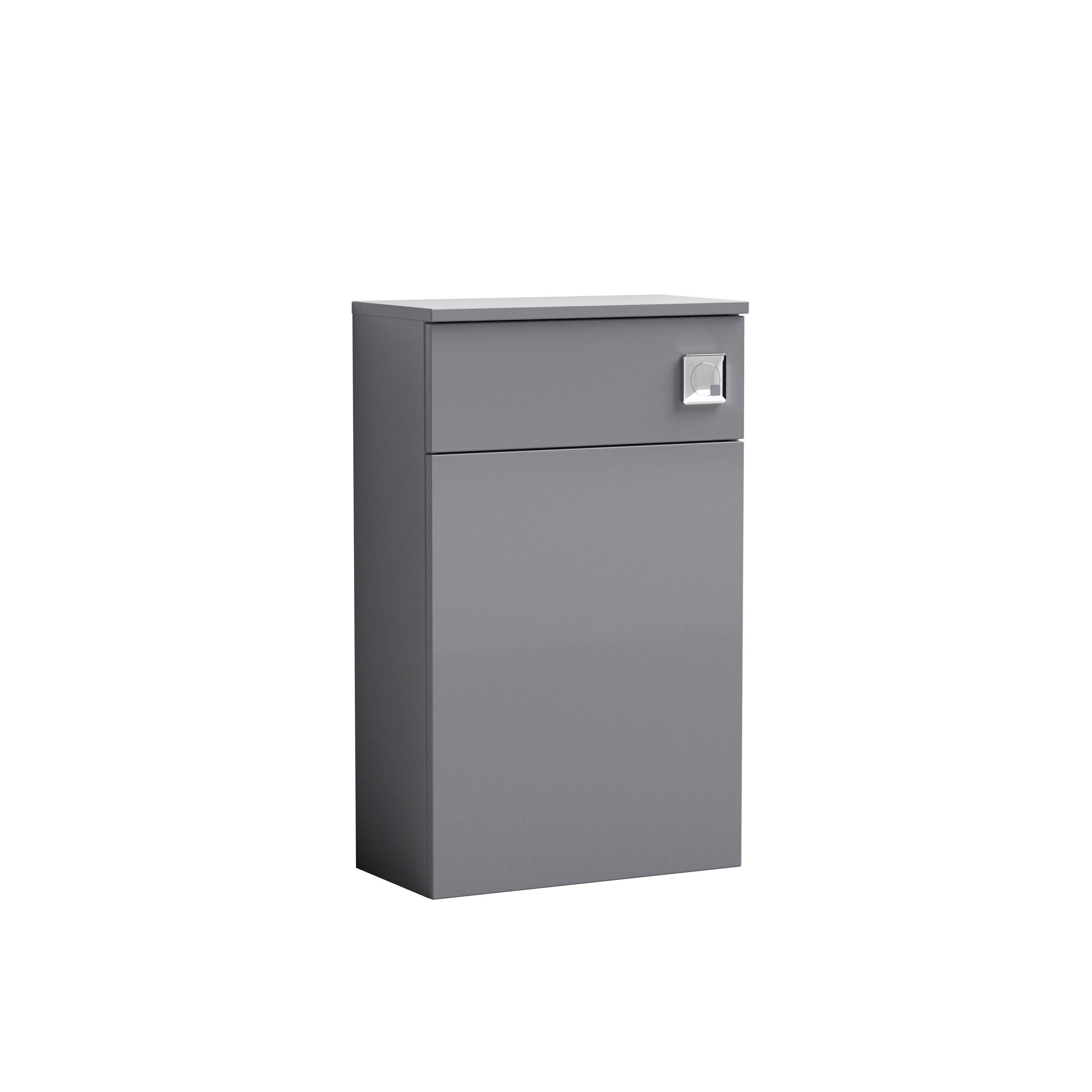 nuie Arno 500mm Satin Grey Floor Standing WC Unit