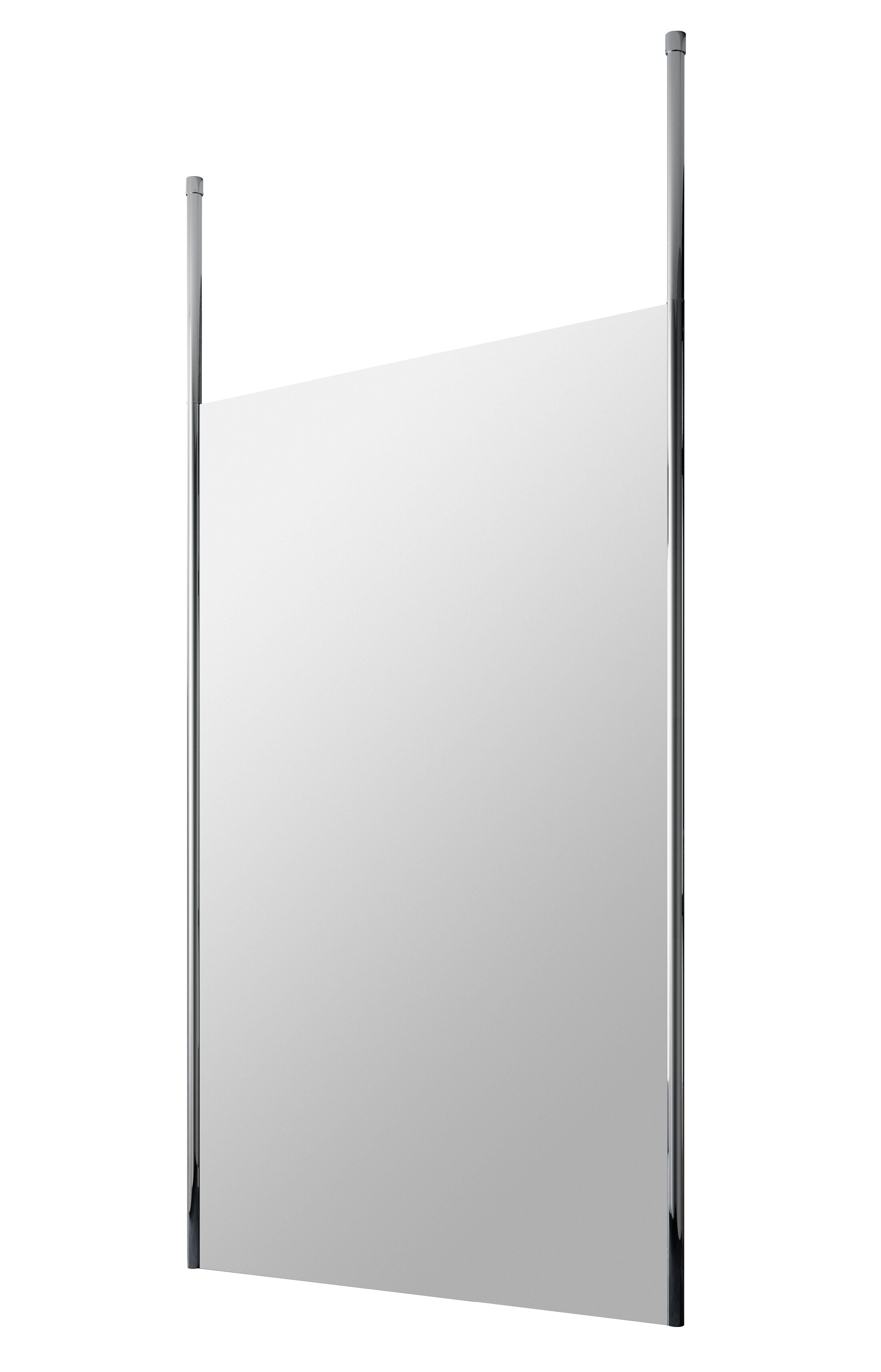 nuie 1200mm Chrome Wetroom Panel