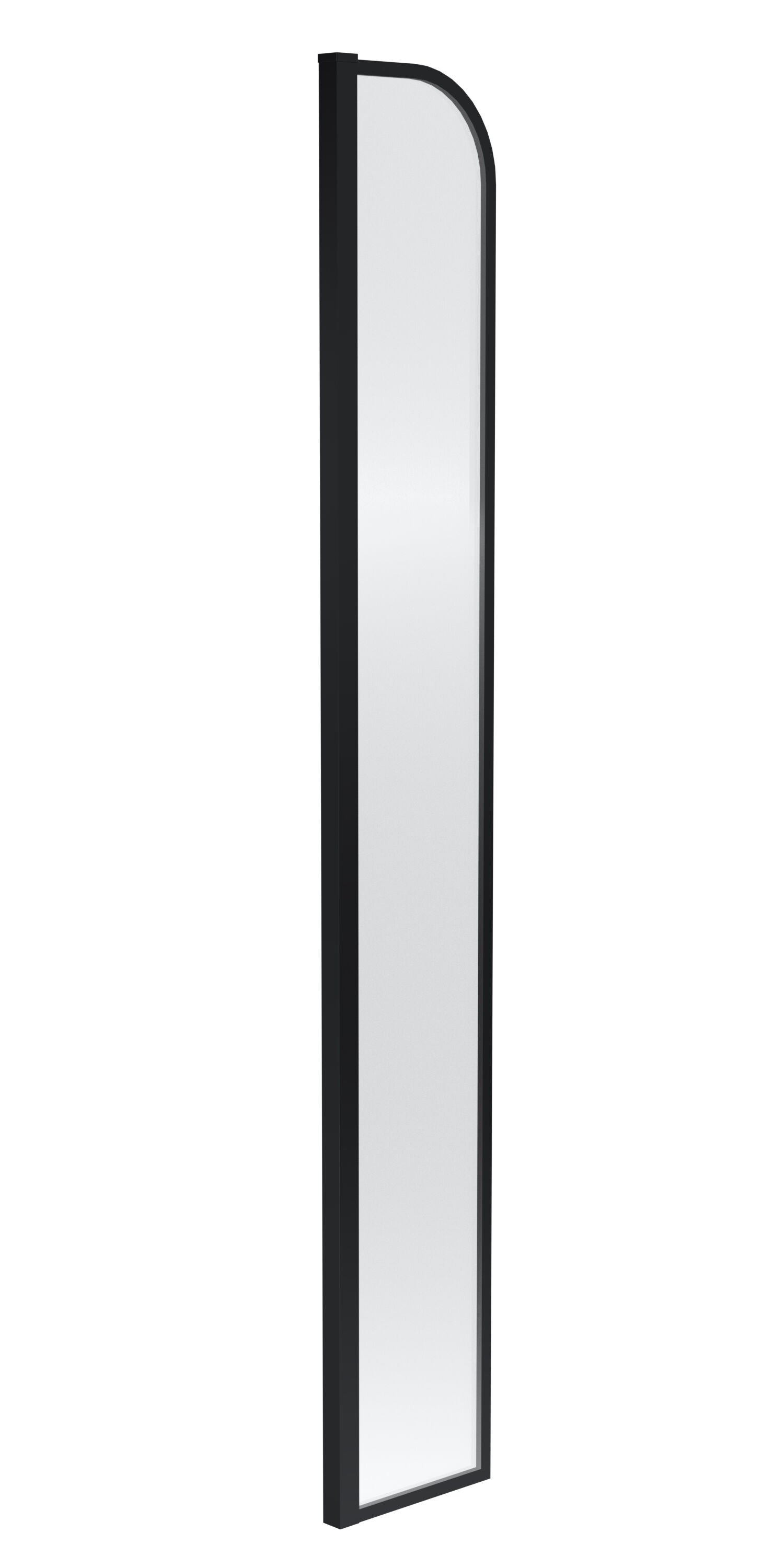 nuie 700mm Matt Black Wetroom Panel