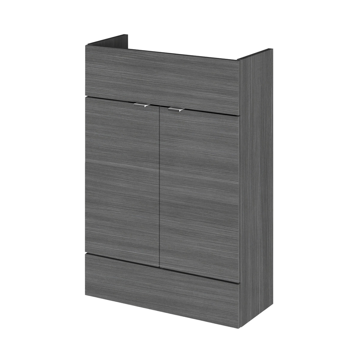 Hudson Reed Fusion 600mm 2 Door Floor Standing Compact Vanity Unit With Laminate Worktop