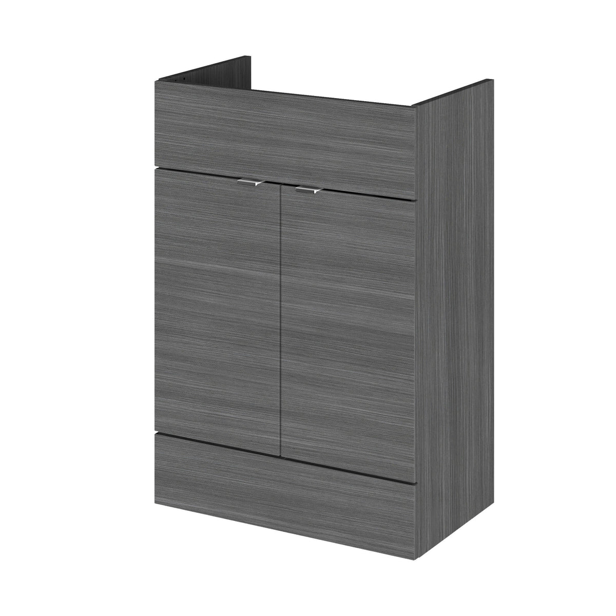Hudson Reed Fusion 600mm 2 Door Floor Standing Vanity Unit With Laminate Worktop