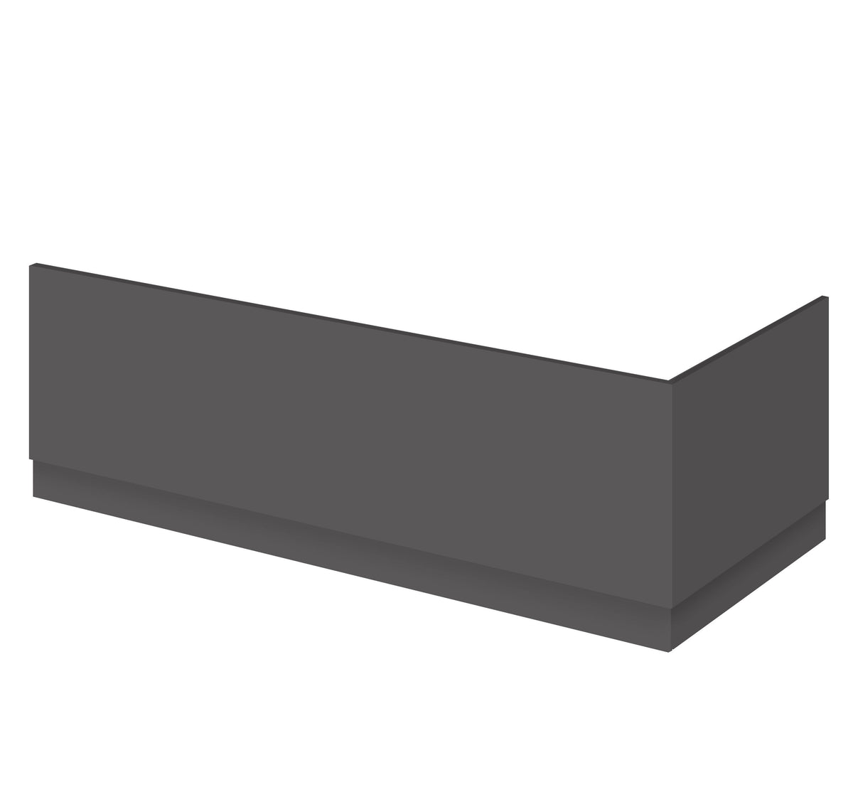 Hudson Reed Fusion 700mm MFC End Bath Panel With Plinth