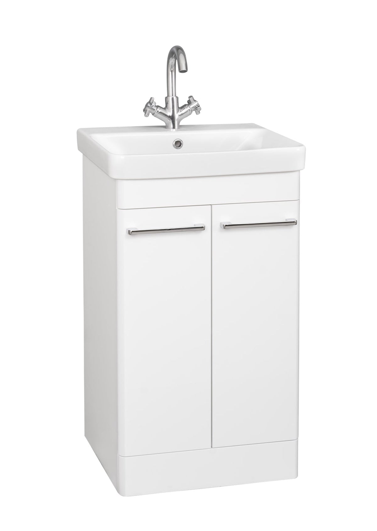 Options 24 500mm 2 Door Unit White - OPT500DO-WT