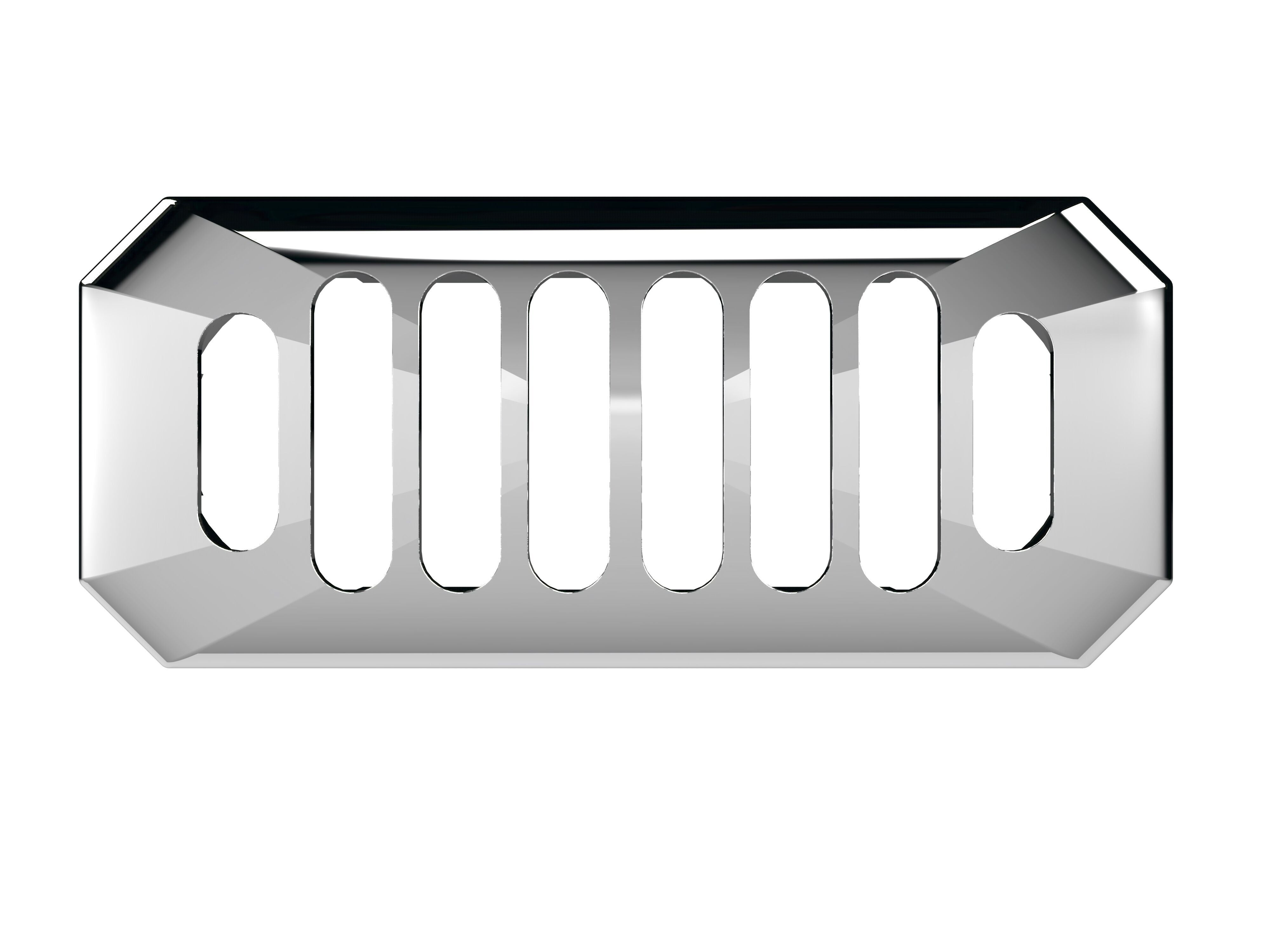 Chrome Overflow Basin Grill