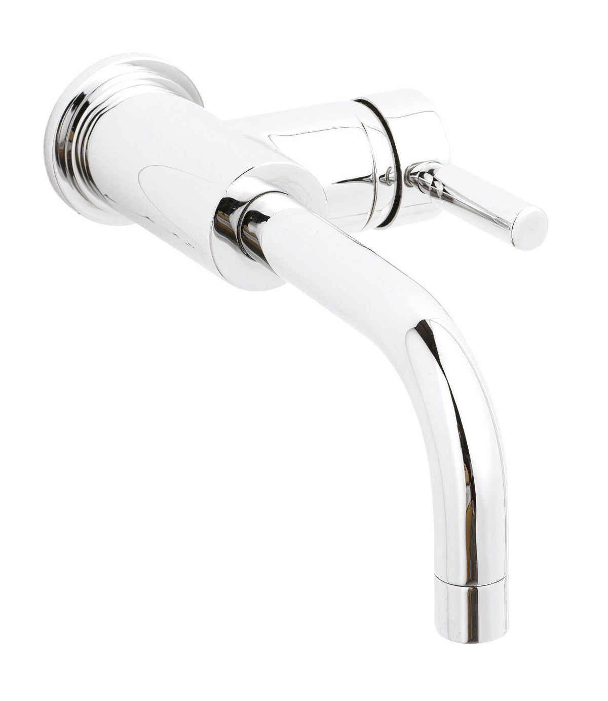 Hudson Reed Tec Single Lever Wall Mounted Basin Mixer