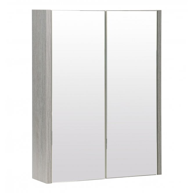 Purity 500mm Mirror Cabinet Silver Oak - PSO500MIR