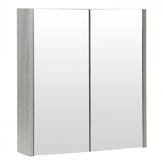 Purity 600mm Mirror Cabinet Silver Oak - PSO600MIR - PSO600MIR 2