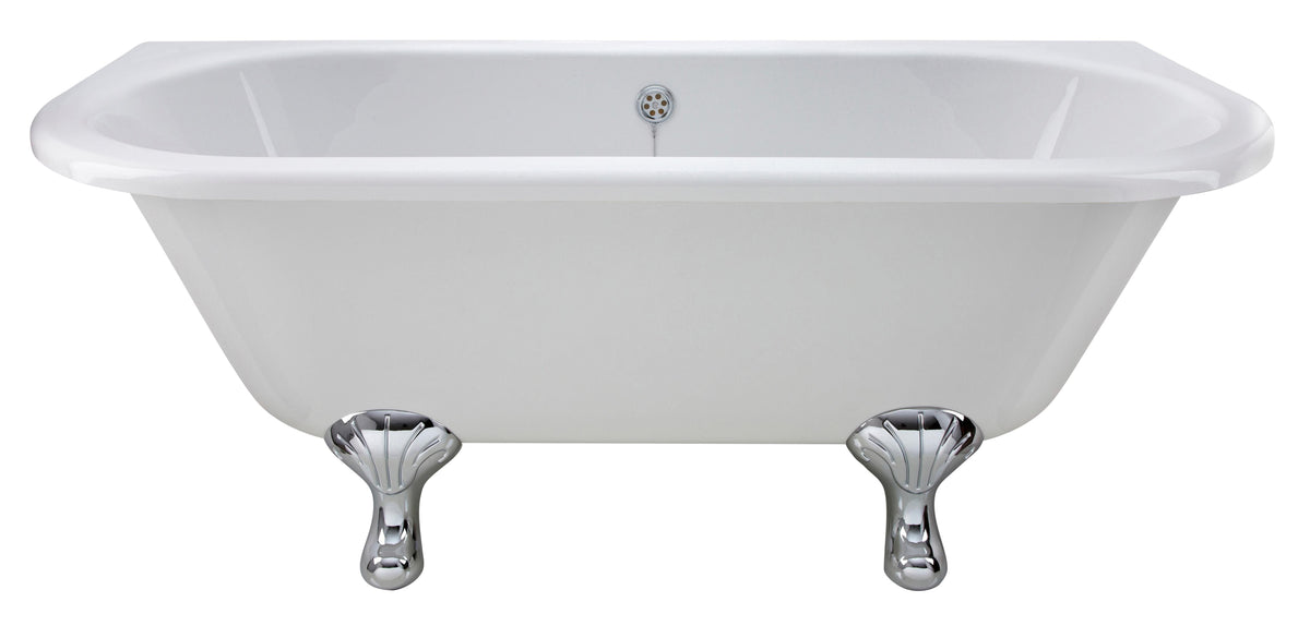 Old London Kenton 1700mm Back to Wall Double Ended Painted Freestanding Bath