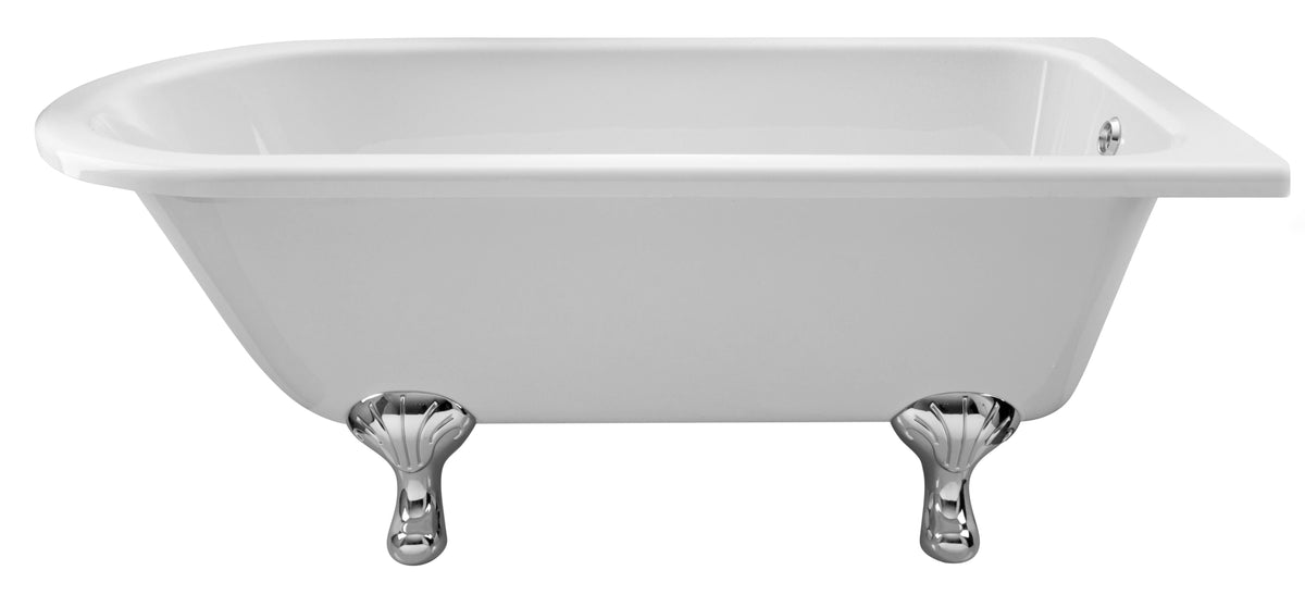 Old London Winterburn 17000mm Single Ended Shower Bath With Corbel Legs