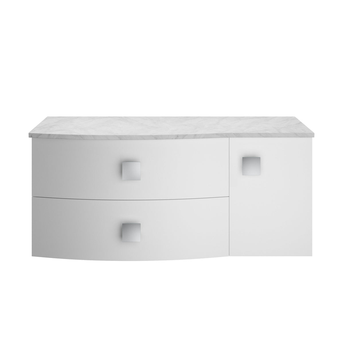 Hudson Reed Sarenna 1000mm 2 Drawer 1 Door Wall Hung Left Hand Vanity Unit