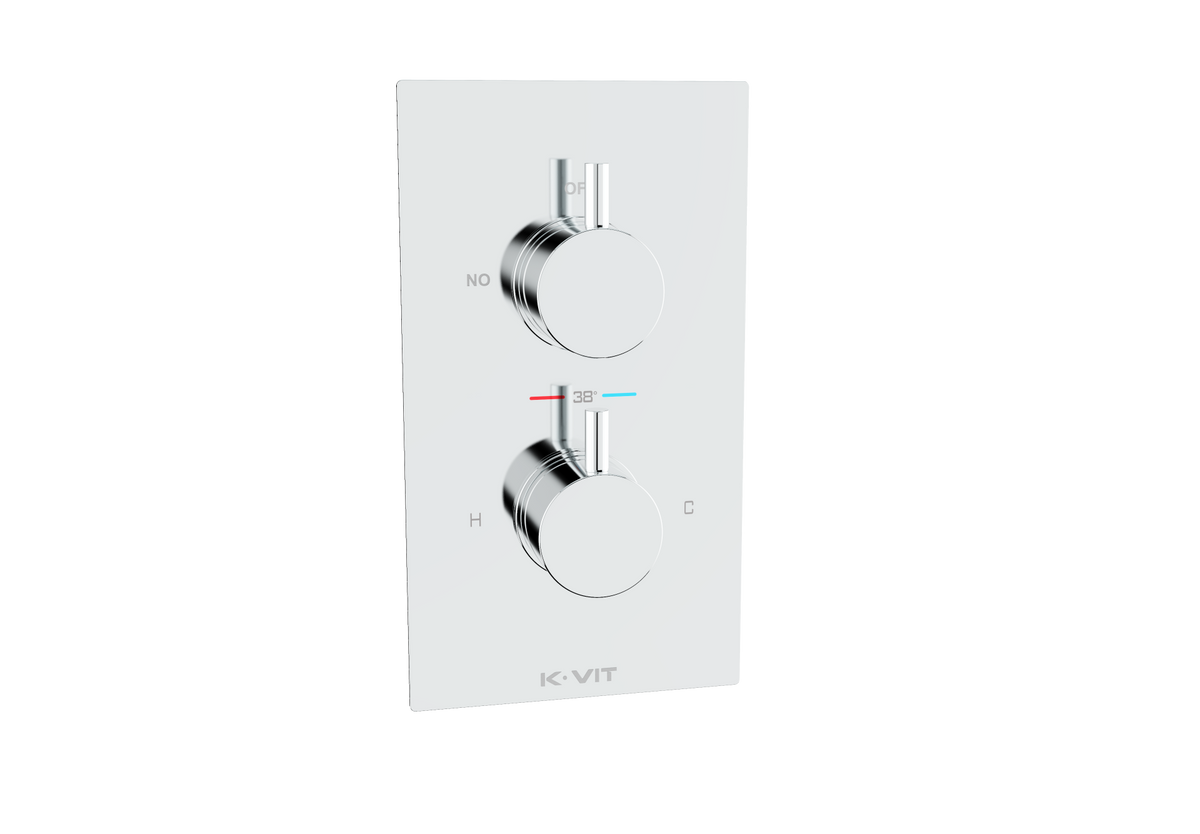 Plan concealed thermostatic shower valve - SHO001PL - SHO001PL 1