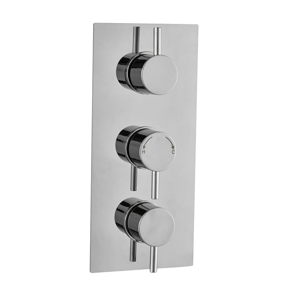 Plan Triple Concealed Therm. Shower Valve (3 way) - SHO012PL - SHO012PL 2