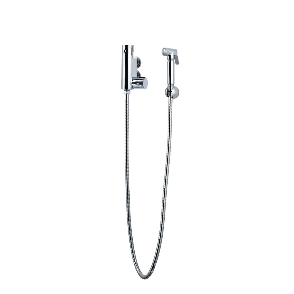 Douche Kit with Therm. Mixing Valve and Brass Bodied Spray Head Chrome - SHO053DO