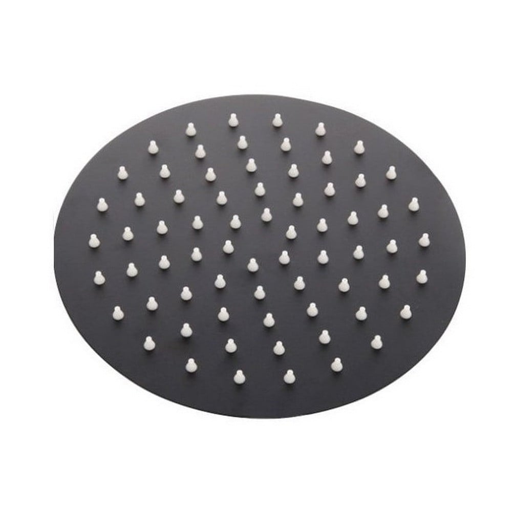 Nero Round Shower Head 200mm - SHO152NR