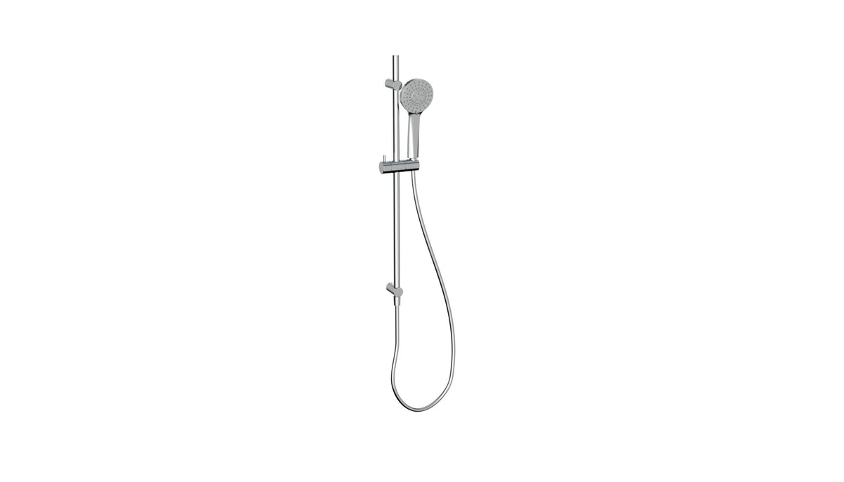 Puro Adjustale Slide Rail (Built In Outlet) Chrome - SHO160PO