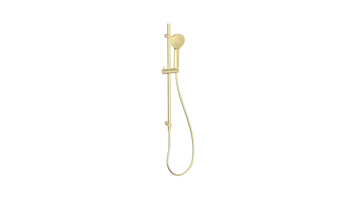 Puro Adjustale Slide Rail (Built In Outlet) Brushed Brass - SHO162PO