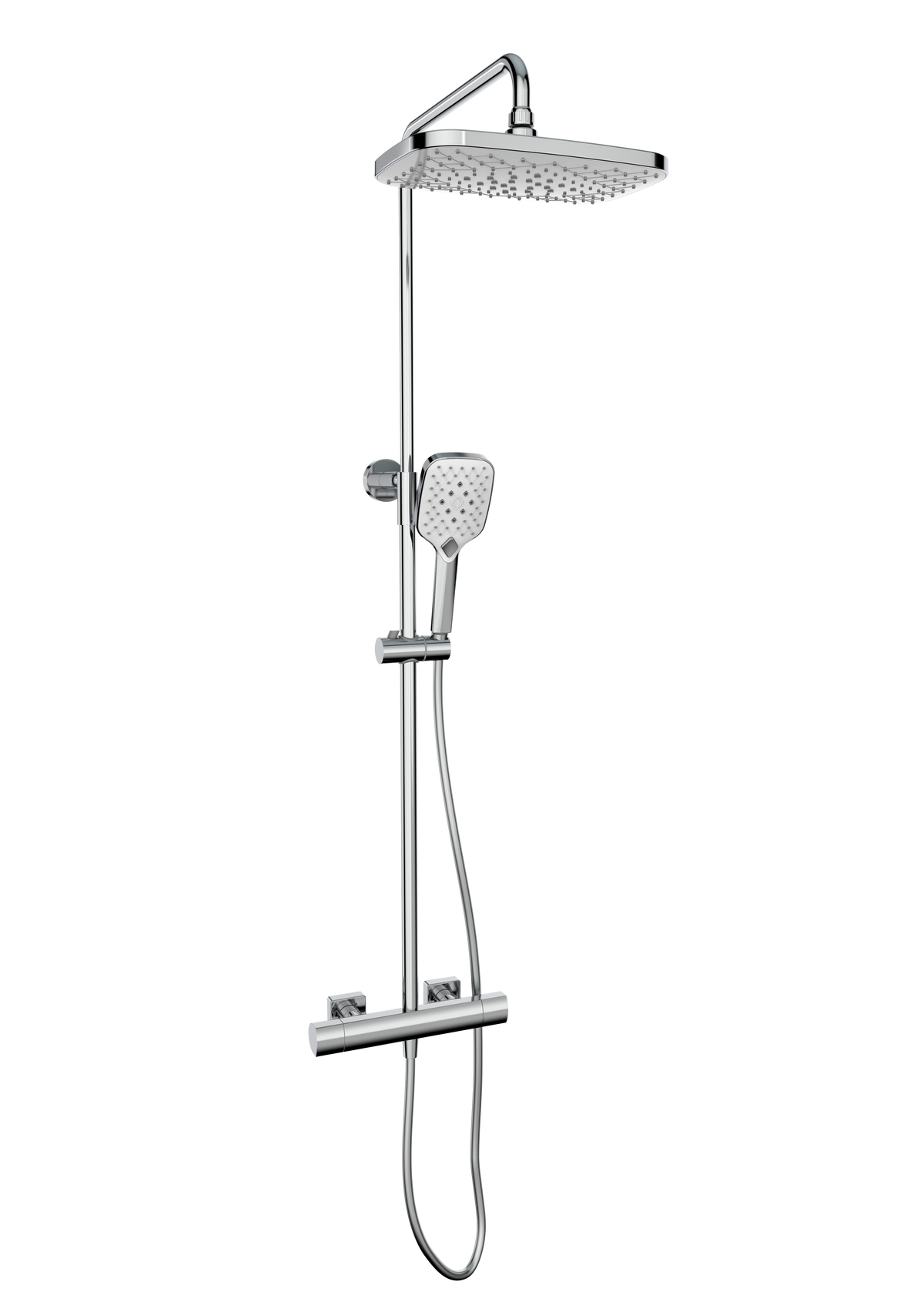 Kolt Shower with Sliding Handset and Drench Head Chrome - SHO300KCP