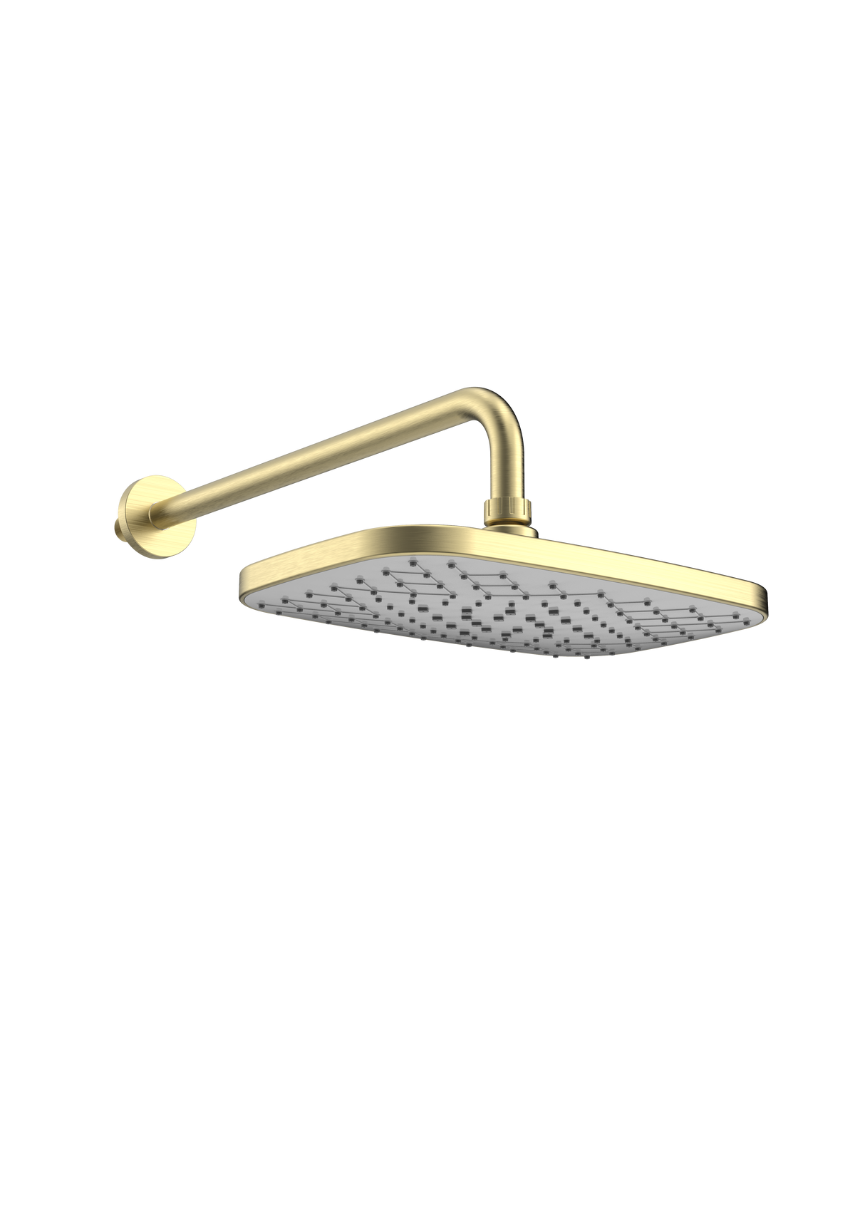 Kolt Fixed Head and Arm Brushed Brass - SHO325KBB