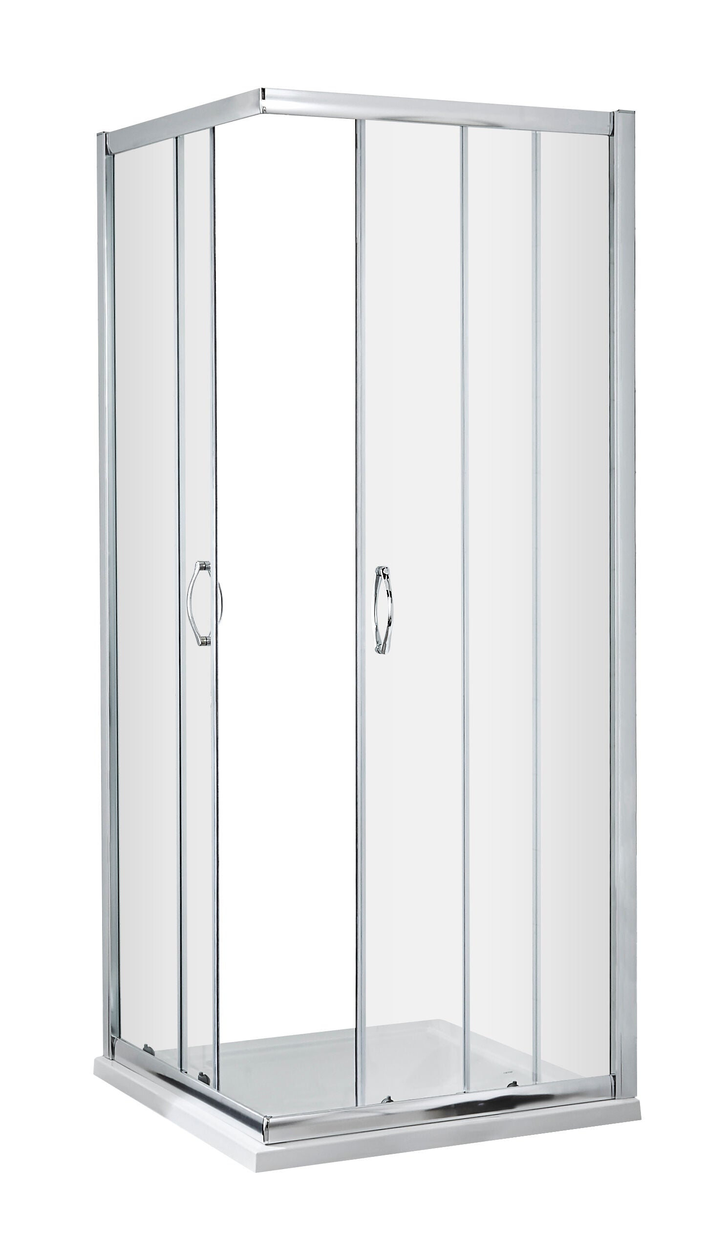 nuie Ella 800mm Chrome Shower Enclosure