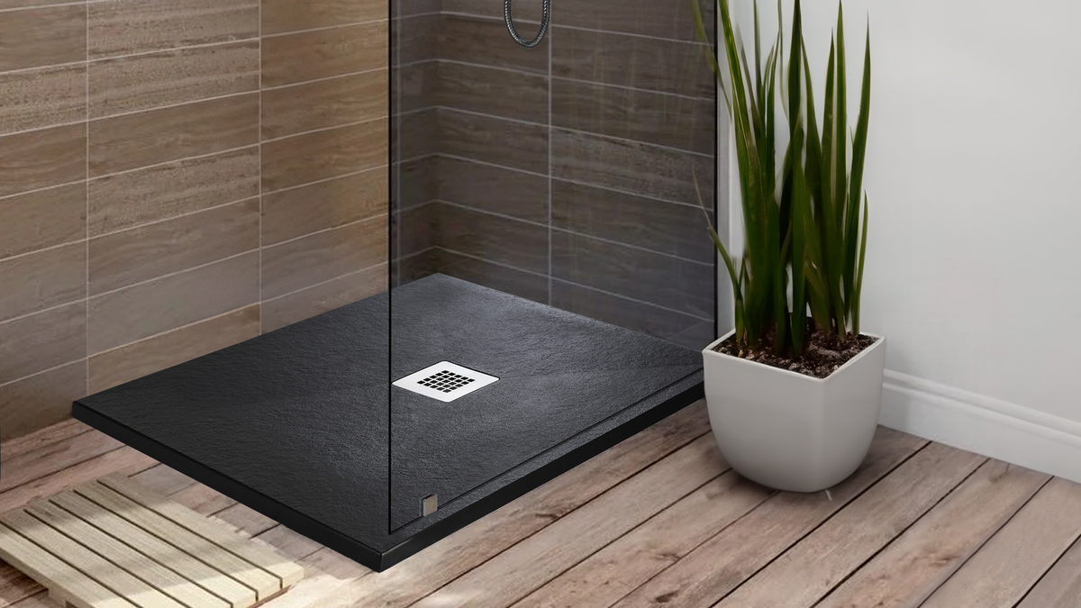 Stone Rectangle Tray - 1200x900mm Black - STOR1209BK