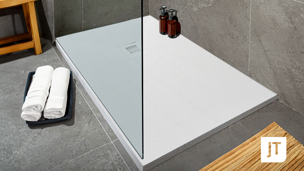 Stone Rectangle Tray - 1400x900mm White - STOR1409WT