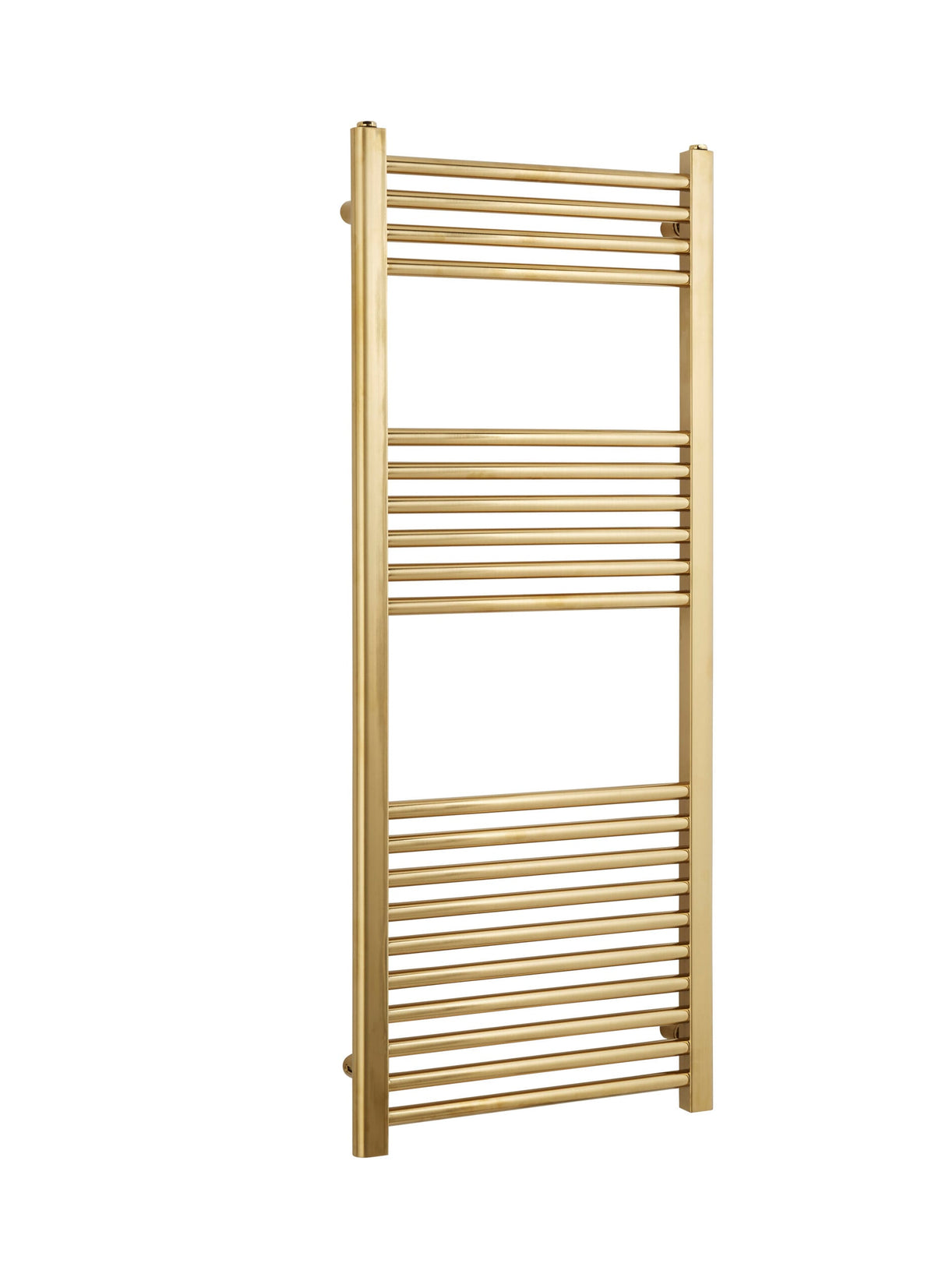 22mm Straight Towel Rail 500mm x 1200mm - Brushed Brass - STR512BRASS - STR512BRASS 2