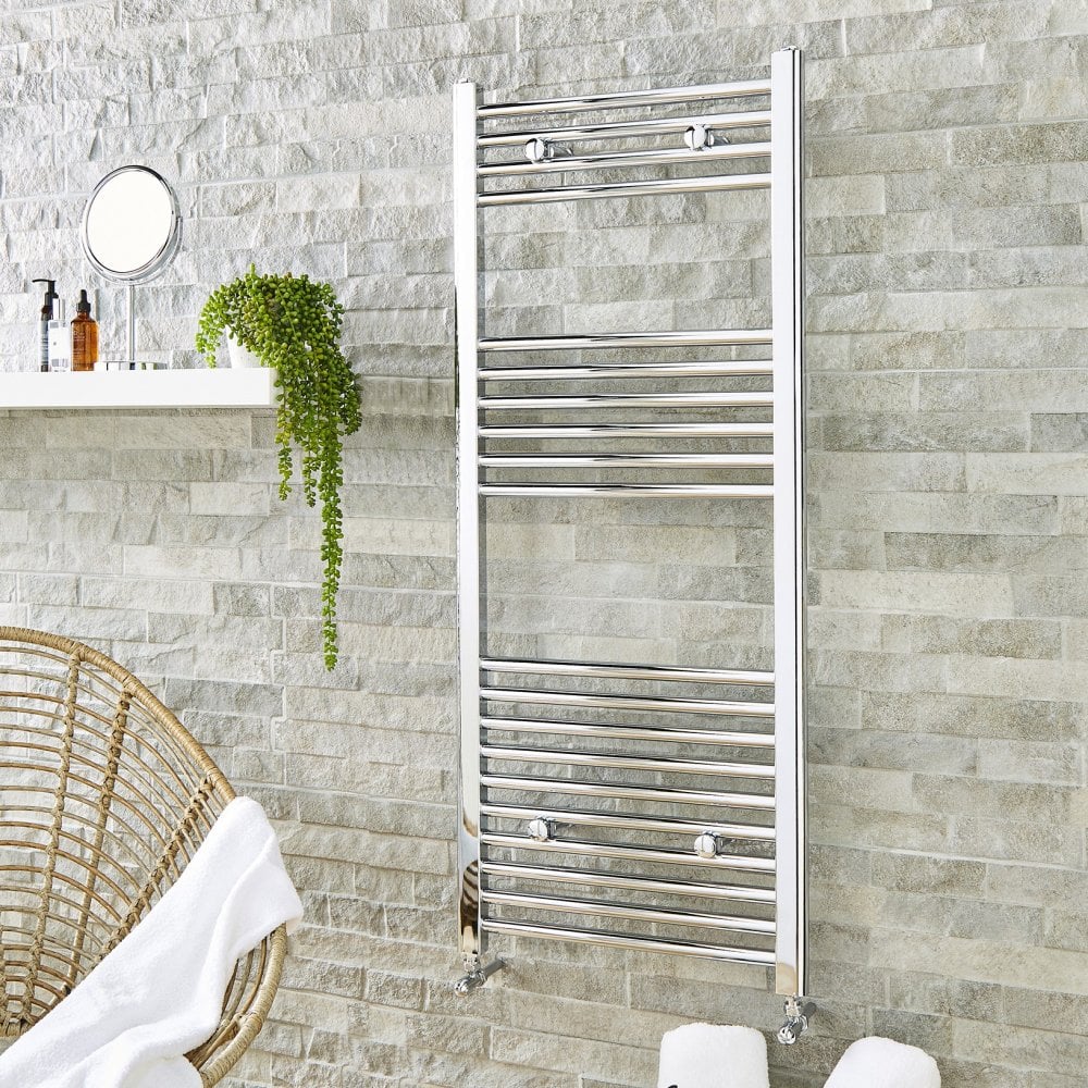 Straight Towel Rail 600mm x 800mm Chrome - STR608C - STR608C 1