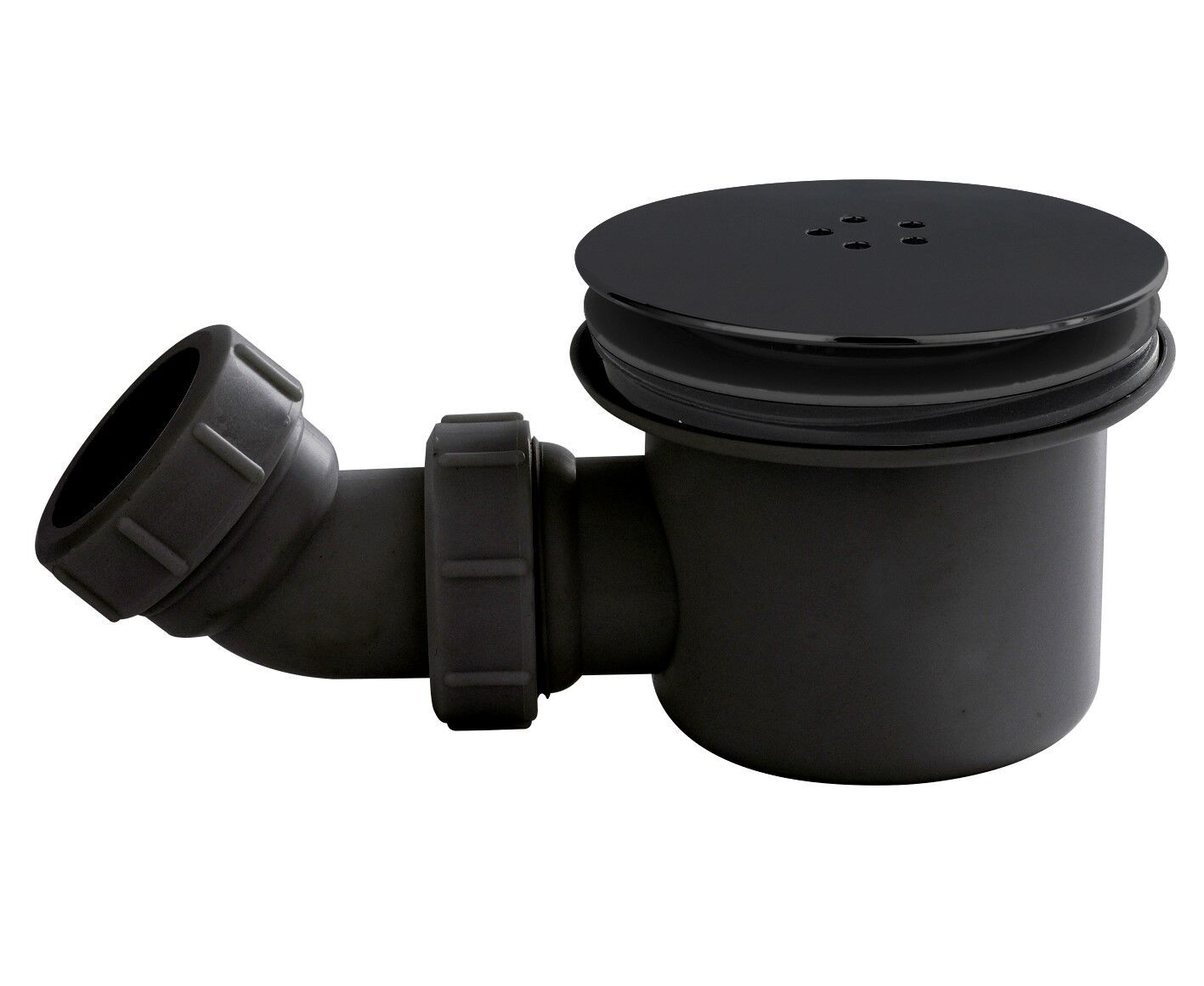 Matt Black 90mm Fast Flow Shower Tray Waste