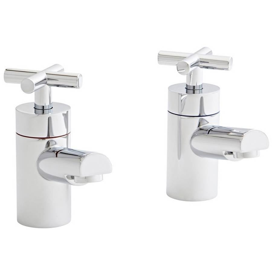 Times Pair Bath Pillar Taps - TAP085TI