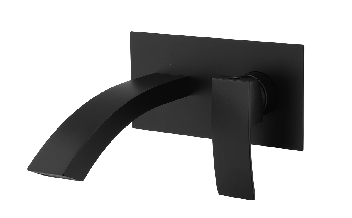 Fiuto Nero Wall Mounted Basin Mixer - TAP123FI