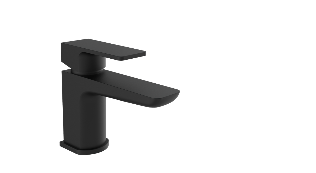 Kolt Mini Mono Basin Mixer Matt Black - TAP312KBL