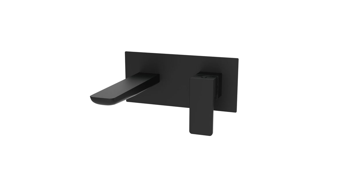 Kolt Wall Mounted Basin Mixer Matt Black - TAP316KBL