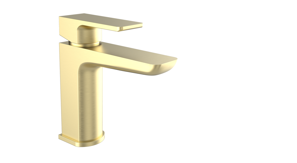 Kolt Mono Basin Mixer Brushed Brass - TAP320KBB