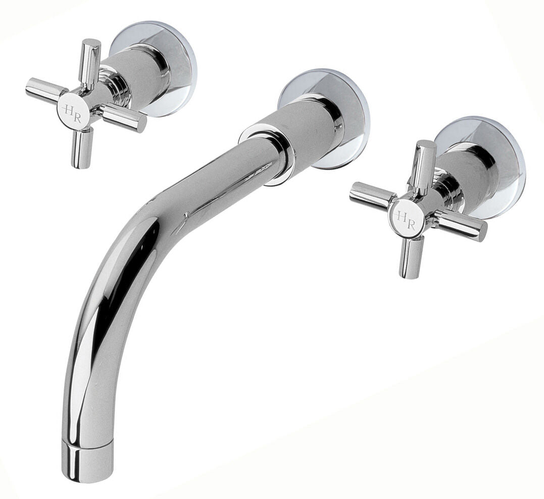 Hudson Reed Tec Crosshead Wall Mounted Basin Mixer